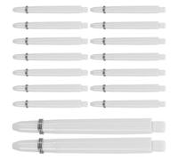 BESTOMZ 100 Pièces Tiges de Fléchettes de Rechange 2 Ba en Nylon Blanc