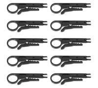 BESTOMZ 10pcs Mini Pince à Dénuder de Câbles Polyvalente en Abs et Acier pour Câbles Téléphoniques et Cat5, pour Boîte à Outils, Coupe et Dénudage Précis