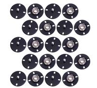 BESTOMZ 12 Pièces Bouton Pression Invisible, Bouton Pression à Coudre en Alliage de Zinc, 36l 23mm, Rond Plat, Noir, pour Manteaux et Trenchs, Production et Loisirs Créatifs