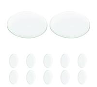 BESTOMZ 12 Pièces Coupelle D'évaporation en Verre 100mm, Épaisse | Surface Lisse et Plate, Bords Arrondis Polis, Usage pour Cours de Chimie et Laboratoires Scolaires