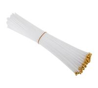 BESTOMZ 120 Pièces Mât de Drapeau Portatif en Plastique Blanc, Léger | Facile à Installer Démonter, Belle Apparence, pour Drapeau, Usage Sportif, Format Portatif