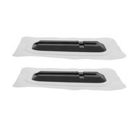 BESTOMZ 2 Pièces Coussinet de Base D'aileron PVC 9 Pouces Solide Blanc | Accessoire pour Réparation de Planche, Fixation Sécurisée Renforcée, Adapté pour Touring et Apprentissage
