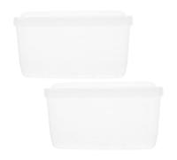 BESTOMZ 2 Pièces Mallette Rangement pour Masque de plongée, boîte de Rangement pour matériel de plongée, PP Coque Rigide Compact et Gain de Place pour Masque de Snorkeling en océan et