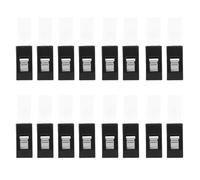 BESTOMZ 20 Pièces Clips de Fixation Faciles à Utiliser pour Fanions de Jardin en Plastique Noir Empêchent Le Fanion de S'envoler, Accessoires pour Décoration Extérieure