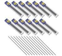 BESTOMZ 24 Boîtes Recharges de Mine de Crayon 0,9mm Graphite Noir pour