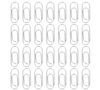 BESTOMZ 300 Pièces Mini Trombones Métalliques Compacts et Robustes en Métal Argenté pour Invitations et Journaux, Pinces à Papier de Bureau Pratiques et Élégantes