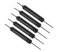 BESTOMZ 5 Pièces Kit de Nettoyage en Plastique et Métal Embouts Doubles pour Aides Auditives Nettoyage Doux et Précis des Orifices, Livré Boîte de Rangement Noire