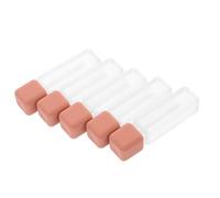 BESTOMZ 5 Pièces Tubes de Gloss à Lèvres, Flacons de Rouge à Lèvres Mini 6ml, Plastique Abs, Cylindriques, Légers et Portables, pour DIY et Voyage, Couvercle, pour Filles