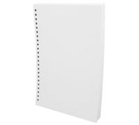 BESTOMZ 50 Pièces Papier Blanc de Cahier Pré-perforée pour Dessin et Notes | Pages Amovibles Lisses, Format Huit Pouces, Adaptées aux Stylos, Crayons, Classeurs à Anneaux et Calendriers DIY