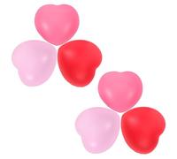 BESTOMZ 6 Pièces Exerciceur de Main de Cœur en Pu Léger Design Ergonomique, pour Enseignants et Athlètes, Se Glisse Facilement Votre Paquet ou Tiroir