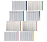 BESTOMZ 8 Pièces Bloc-notes Juridique A6 en Papier à Lignes Larges | Feuilles Détachables, Tracé Légal Net, Usage Quotidien, Notes de Réunion, Partage Rapide