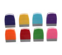 BESTOMZ 8 Pièces Tampons en Plastique pour Enseignants, Tampons de Récompense pour Notation des Devoirs, Impressions Claires, Matériel Scolaire Polyvalent Motivation en Classe