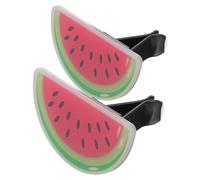 BESTOMZ Accessoires Auto Clips de Sortie d'aération, Lot de 2 Clips Acrylique Design Original pastèque, diffuseur de Parfum pour habitacle