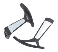 BESTOMZ Accoudoirs de Chaise Installation Facile en Plastique Lot de 2 Support Confortable, Design Élégant pour Fauteuils de Bureau pour Joueurs et Travailleurs