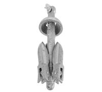 BESTOMZ Ancre Pliante de Bateau de Pêche en Acier au Carbone Argenté | Canoës et Usage Marin, Design Compact, Stabilité Renforcée, Résistance à Corrosion, Mooring