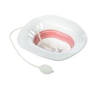 BESTOMZ Bain de Siège en Plastique Pliable pour Femmes Enceintes Surface Lisse, Design Simulant les Hanches Humaines, pour Soins Post-partum et Hémorroïdes Couleur Couleur Aléatoire