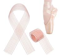 BESTOMZ Bandes Élastiques Invisibles 2 Pièces pour Chaussures de Ballet Rose, Extensibles et Confortables pour Séances de Pratique et Scènes de Danse