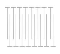 BESTOMZ Barres de Fer de T pour Porte à Pigeons, 25 Pièces, Barres D'entrée pour Pigeons Résistantes à l'usure, Accessoires pour Cage à Oiseaux pour Piège et Pigeonniers
