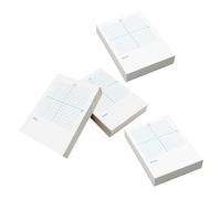 BESTOMZ Bloc-notes de Coordonnées Xy Papier Quadrillé Blanc, Feuilles de Coordonnées Double Usage Axes Xy D’un Côté et Blanc de L’autre, pour Exercices de Mathématiques et Milieu Éducatif