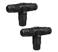 BESTOMZ Boîtes de Jonction Electrique Étanche IP68 3 Voies Connecteur de Câble Boîtier Électrique Extérieur 2 Pièces