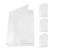 BESTOMZ Boîtes de Rangement pour Cassettes Audio en PP Robuste, Lot de 4 Pièces, Protection Optimale pour Rubans Adhésifs, pour Projets DIY et Collectionneurs