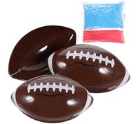 BESTOMZ Boule de Découverte de Genre Ballon de Rugby Poudre Colorée | Plastique, Forme Rugby, Opération Simple, pour Fête Sportive, Tables de Réception, Sol Souple