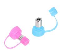 BESTOMZ Bouteille d'eau Portable pour Chien et Chat 2 Pièces Bouchon Étanche, Gourde Randonnée pour Animaux de Compagnie, Accessoire Voyage Extérieur Pratique