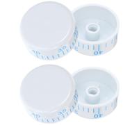 BESTOMZ Bouton de Commande Blanc pour Réfrigérateur et Congélateur, Régulateur de Température Thermostatique Précis en Abs, Lot de 4 Pièces