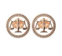 BESTOMZ Broches de Revers Avocat 2pcs en Alliage Doré Balance Justice, Épingles Résistantes et Élégantes pour Tenue Formelle Bureau