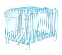 BESTOMZ Cage à Oiseaux Portable en Fil de Fer Légère pour Perroquets et Petits Animaux, Cage de Transport Simple pour Sorties et Balades