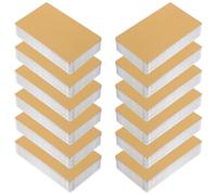 BESTOMZ Cartes de Visite Vierges pour Impression par Sublimation et Personnalisation Professionnelle 100 en Alliage D'aluminium Coins Arrondis, Surface Lisse et Facile à Utiliser