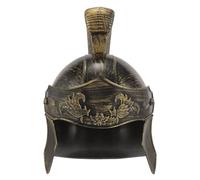 BESTOMZ Casque Romain Doré pour Adulte, Accessoire de Déguisement Médiéval, Casque de Soldat Cosplay, Chapeau de Performance pour Fête et Carnaval, Costume de Soldat Antique