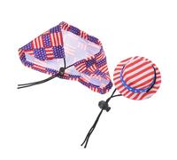 BESTOMZ Chapeau Ajustable en Polyester à Motif Lézard Cape Décorative Étoilée, Taille S, Ensemble 2 Pièces pour Hamster et Reptiles, Accessoire Déguisement Animaux pour Photo et Fête