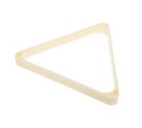 BESTOMZ Chevalet de Billard Triangulaire en Abs Beige pour Organiser Les Boules Accessoire de Billard Américain Ambiance Estivale