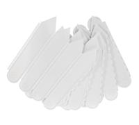 BESTOMZ Clôture Décorative de Jardin en Plastique Blanc, Ornement Léger Surface Lisse, pour DIY et Bordure de Pelouse, Paquet de 1 Paquet
