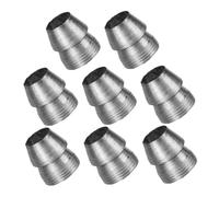BESTOMZ Coins Métalliques pour Manche de Hache en Fer 8 Pièces Ø10 Mm, Accessoires Fixation Outils de Jardinage, Cales Robustes pour Marteau et Hache, Usage Extérieur Jardinage