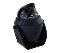 BESTOMZ Compas Marin Numérique pour Bateau Réglage de Déclinaison Magnétique, Alimentation 12v, Protection UV, Boîtier Abs Noir, pour Navigation Marine