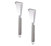 BESTOMZ Couteaux à Découper en Acier Inoxydable 2 Pièces, Outils de Sculpture et Coupe-Fruits pour Pommes et Légumes, Ustensiles Pratiques Cuisine et Décoration