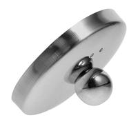 BESTOMZ Couvercle de Théière en Acier Inoxydable 4,6 Cm Infuseur Intégré Design Minimaliste Polyvalent pour Infusion de Thé Cuisine