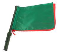 BESTOMZ Drapeau de L'arbitre Multifonction en Polyester et Plastique, Couleur Vive Antidérapante pour Sport et Signalisation Routière, Drapeau Portatif de Commande
