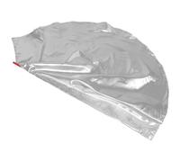 BESTOMZ Drapeaux avec Tige Télescopique en Polyester Argenté de Danse du Ventre Faciles à Manipuler et Portables pour Spectacles et Représentations Artistiques