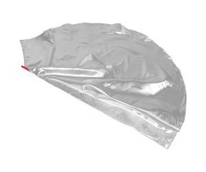 BESTOMZ Drapeaux avec Tige Télescopique en Polyester Argenté de Danse du Ventre Faciles à Manipuler et Portables pour Spectacles et Représentations Artistiques
