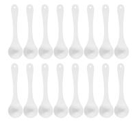 BESTOMZ Ensemble de 25 Cuillères Doseuses à Café en Pp Blanc, Capacité 2g, Multi-fonction et Facile à Nettoyer, pour Poudre de Lait et Thé