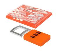 BESTOMZ Ensemble D'expériences Scientifiques Lentilles Convexes et Concaves D'optique Physique Prisme Triangulaire en Plastique, Kit Facile à Monter pour Laboratoire et Classe