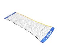 BESTOMZ Filet de Badminton Portable 3,1m en Maille Bleue pour Écoles | Tension Régulière, Pliage Facile, Rangement Compact, Usage Intérieur ou Extérieur, pour Courts Communautaires