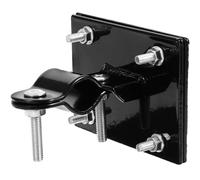 BESTOMZ Fixateur de Panier de Vélo Fixations de Panier Détachables Métal et Plastique Noir pour Cadre Réglable Vélo de Route et Bicyclette