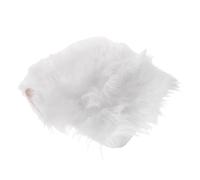 BESTOMZ Fond de Studio et Ambiance Chaleureuse en Peluche Blanche pour Nail Art Surface Polyvalente Texture Améliorée et Petits Produits pour Photographie pour Espace de Travail