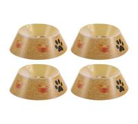 BESTOMZ Gamelles Commémoratives en Papier pour Animaux de Compagnie, Lot de 4 Pièces Jetables, Articles Funéraires pour Chiens et Chats, Accessoires de Mémoire pour Cérémonies