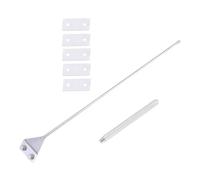 BESTOMZ Grattoir Long pour Aquarium en Acier Inoxydable -Corrosion avec 5 Lames pour Nettoyage sur Vitre de Bac à Poissons