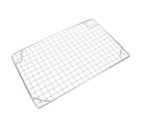 BESTOMZ Grille de Barbecue Résistance Haute Température en Acier Inoxydable avec Pieds et Chauffage Uniforme Argenté Accessoire pour Festivals Cuisine Extérieure